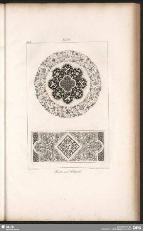 Rosette und Plafond