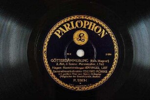 Götterdämmerung : 2. Akt, 3. Szene: Mannenchor; I. Teil / (Rich. Wagner)