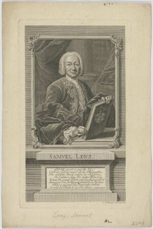 Bildnis des Samvel Lenz