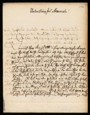 Brief von Johann Ludolph Ringelmann an Johann Dolaeus
