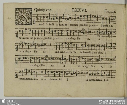 LXXVI. Sancti et justi