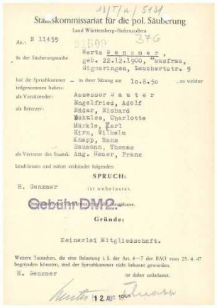 Genzmer, Herta