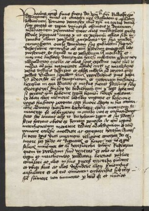 Epistola 'Romanus pontifex' contra haeresim Hussitarum et Georgium de Podiebrad