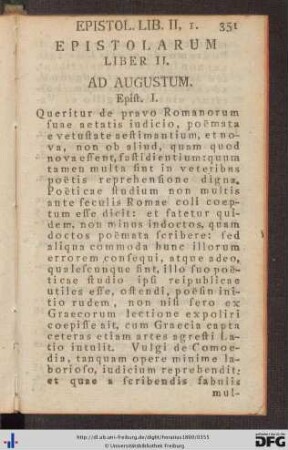 Epistolarum Liber II.