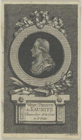 Bildnis des Wenc. de Kaunitz