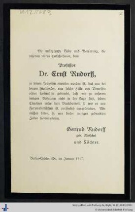 Todesanzeige