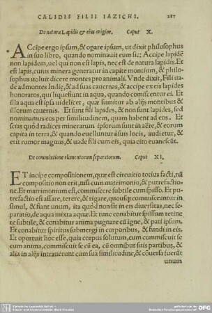 Caput XI. - Caput XVI.