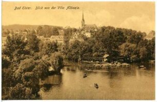 Bad Elster. Blick auf Bad Elster von der Villa Abbazia