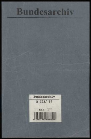 Inventar und Fotografien der Kunstwerke aus der "Sammlung Göring": Bd. 1