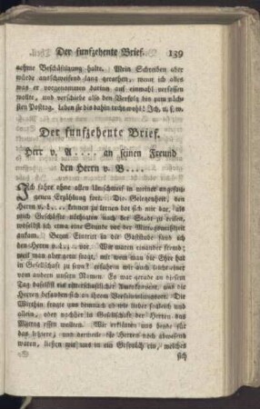 Der funfzehente Brief