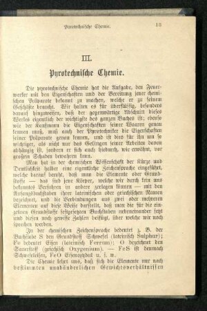 Pyrotechnische Chemie