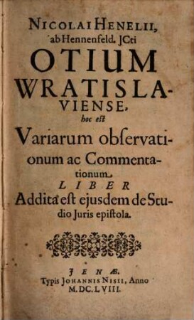 Otium Vratislaviense