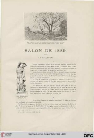 15: Salon de 1889, [3], La sculpture