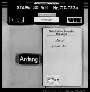 Zivilstandsregister Sottmar (Kanton Cremlingen)