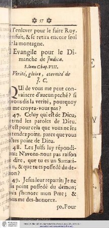 L'Evangile pour le Dimanche de Judica