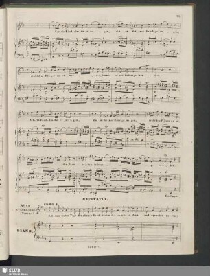 No. 13 Recitativ: Aber am ersten Tage