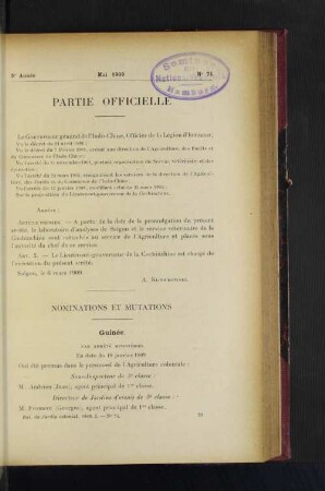 Nominations Et Mutations.