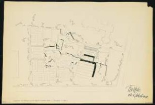 Tennishalle mit Klubräumen, Argentinische Allee, Berlin-Zehlendorf: Lageplan 1:500