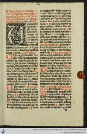 Pars aestivalis libri horarum iuxta ritum chori ecclesiae.