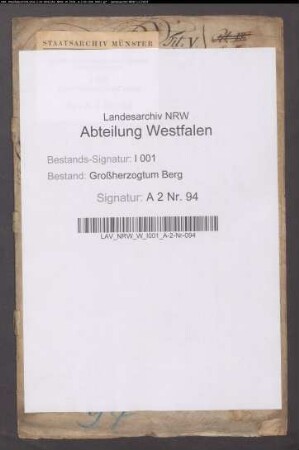 Bau und Reparatur der katholischen Kirche, des Pastorats und des Schulgebäudes zu Castrop