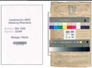 Entnazifizierung Martin Metzger , geb. 23.09.1893 (Ingenieur)