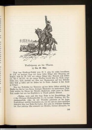 Verfolgung an die Marne