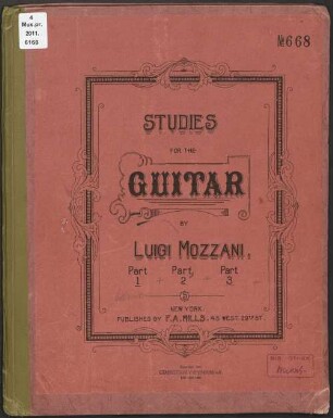 Studies for the guitar