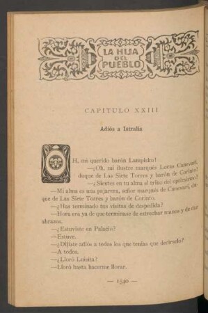 Capítulo XXIII - Adiós a Istralia