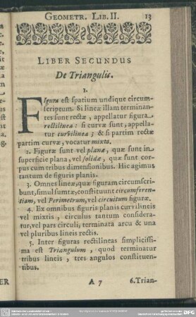 Liber Secundus De Triangulis