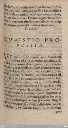 QUAESTIO PROPOSITA.