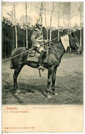 Dresden. Königlich Sächsisches Gardereiter-Regiment