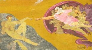 Erschaffung Adams (nach Michelangelo)