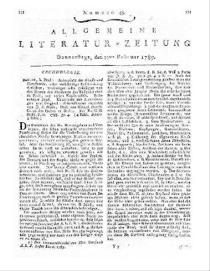 Der glückliche Tanz, oder: Was ein Mädchen nicht kann. - Berlin, 1788