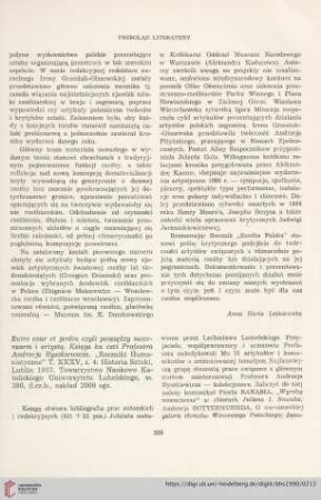 52: [Rezension von: Entre cour et jardin czyli pomiędzy mecenasem i artystą. Księga ku czci Profesora Andrzeja Ryszkiewicza]