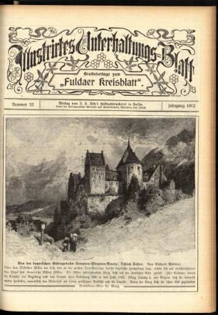 Ausgabe vom Sonntag, den 11. August 1912.