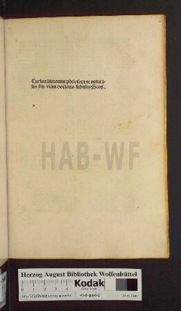 Cursus librorum philosophie naturalis s[ecundu]m viam doctoris subtilis Scoti