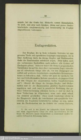 Erzlagerstätten