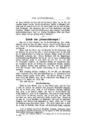 Unfall- und Lebensversicherungen
