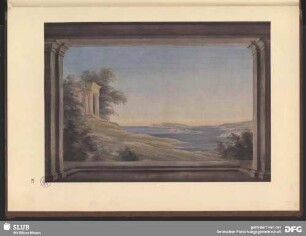 Bühnenentwurf zu Monteverdi-Orff „Orfeo", Dresden