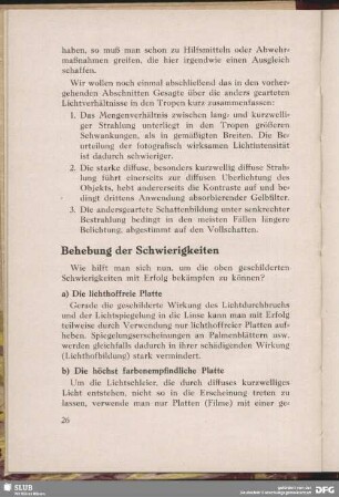 Behebung der Schwierigkeiten