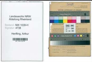 Entnazifizierung Arthur Henfling , geb. 16.12.1882 (Beamter)