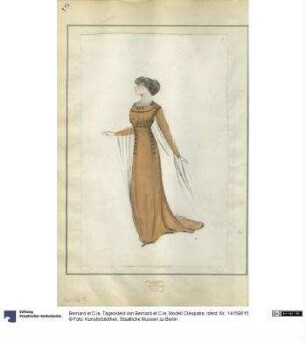 Tageskleid von Bernard et C.ie, Modell Cléopatre