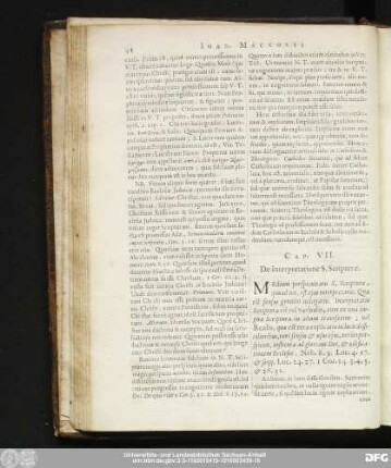Cap. VII. De Interpretatione S. Scripturae.