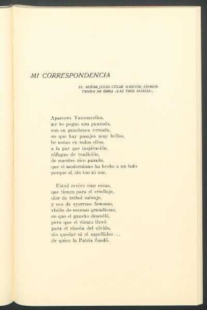 El señor Julio César Gascón, comentando mi obra "Las tres Marías".
