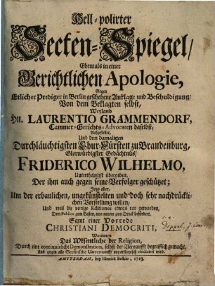 Hell-polirter Sekten-Spiegel