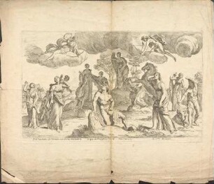 Apollon und Artemis töten die Kinder von Niobe