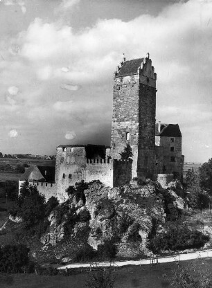 Harburg. Burg Katzenstein (1099, 1201/1300 und 1699)