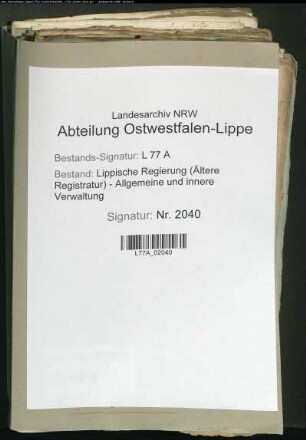 Requisitionen und Vorladungen der Rentkammer sowie Regierungsgutachten, Bd. 2