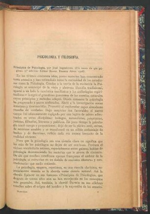 Psicología y filosofía
