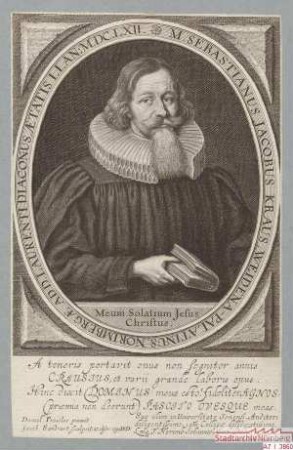 Sebastian Jakob Kraus, Diakon bei St. Lorenz